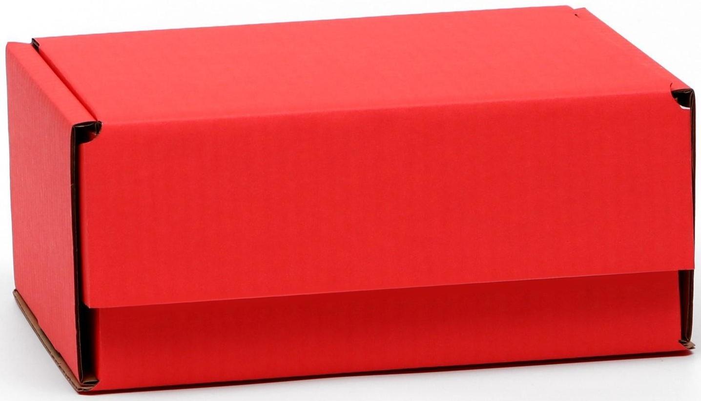Коробка самосборная, красная, 22 х 16,5 х 10 см