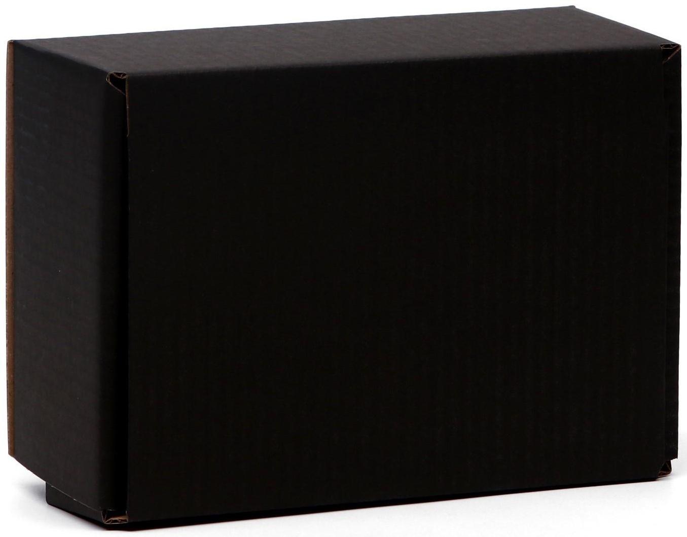 Коробка самосборная, черная, 22 х 16,5 х 10 см