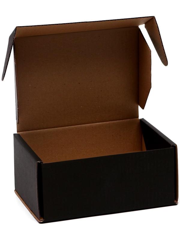 Коробка самосборная, черная, 22 х 16,5 х 10 см