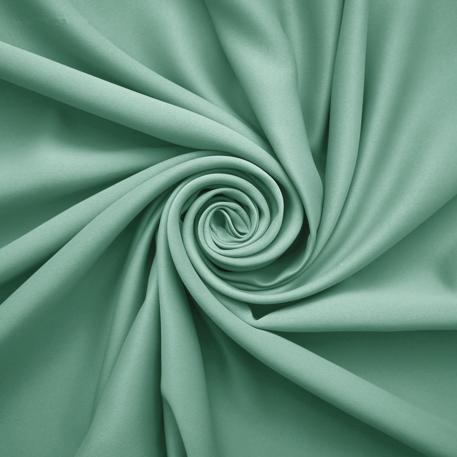 Штора портьерная Матовый блэкаут 135х260см, мятный, пэ