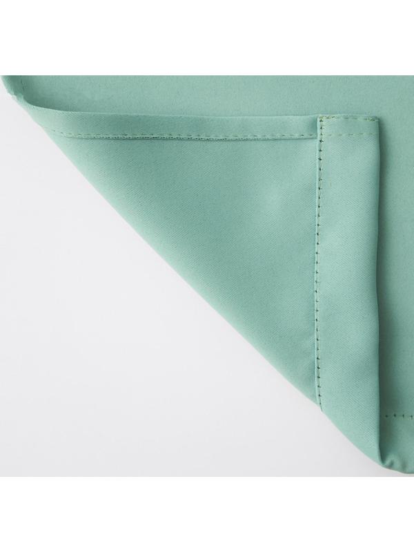 Штора портьерная Матовый блэкаут 135х260см, мятный, пэ