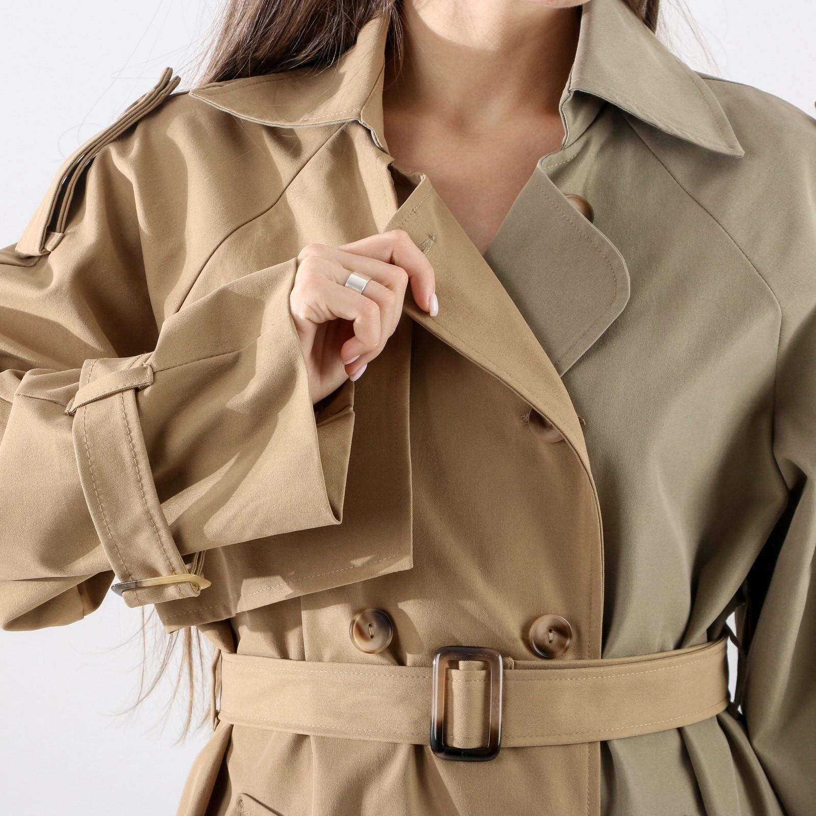 Плащ двуцветный база, р-р 50-52