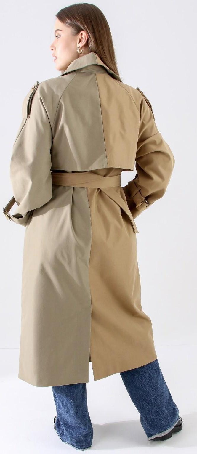 Плащ двуцветный база, р-р 50-52