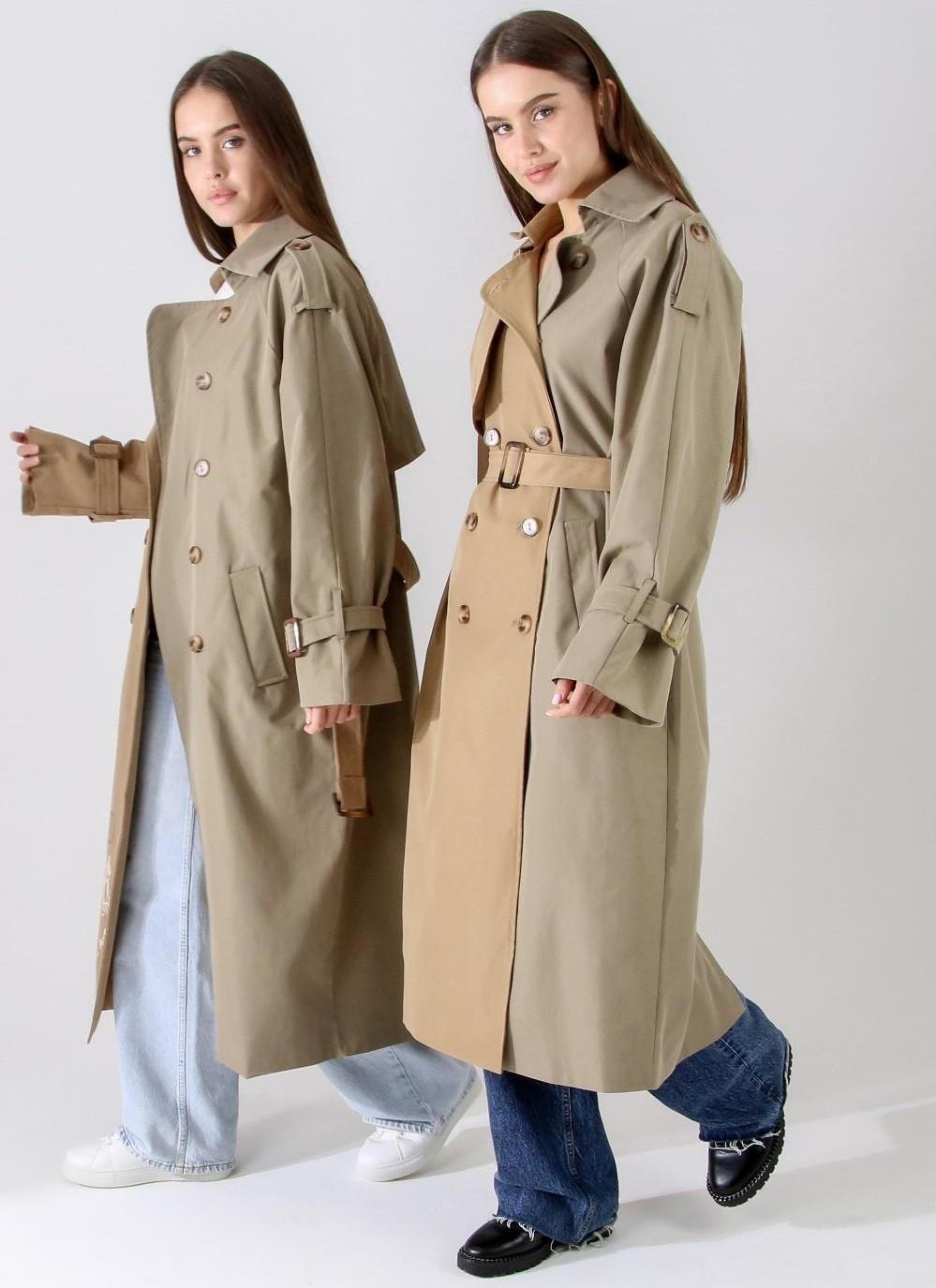 Плащ двуцветный база, р-р 50-52