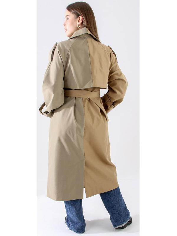 Плащ двуцветный база, р-р 50-52