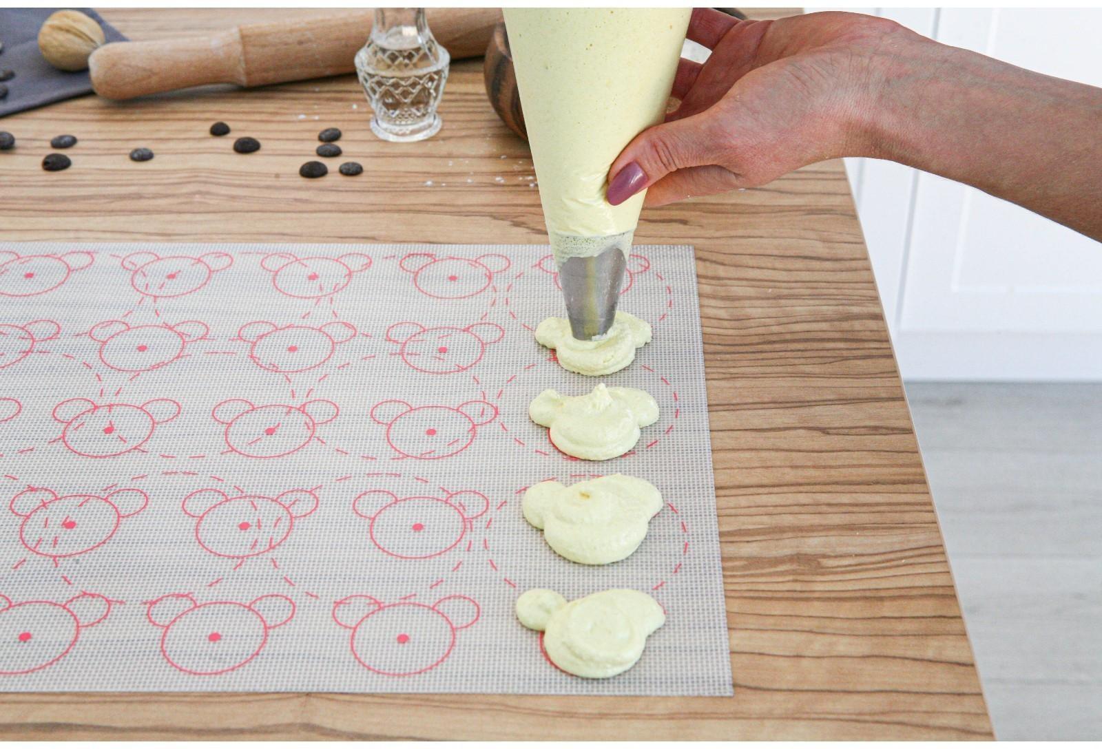 Силиконовый коврик армированный «Макарон.Ушки», 42×29,5 см