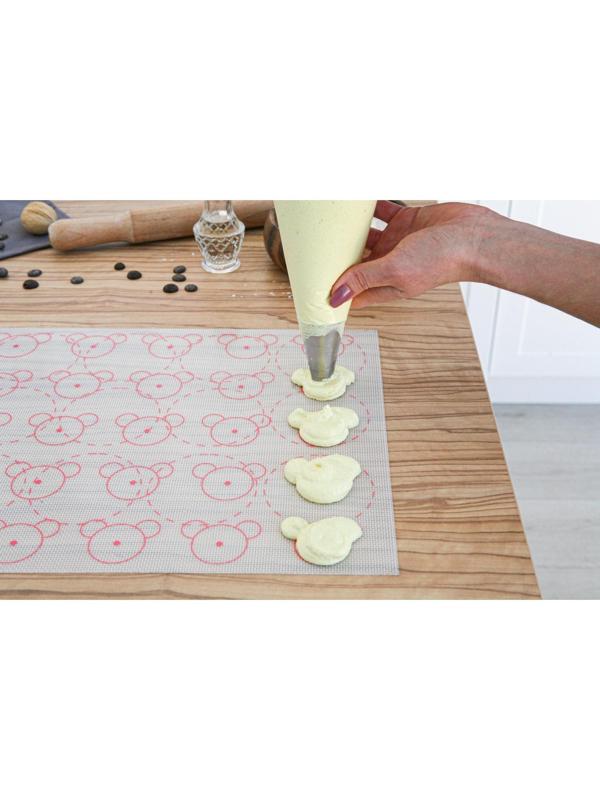 Силиконовый коврик армированный «Макарон.Ушки», 42×29,5 см