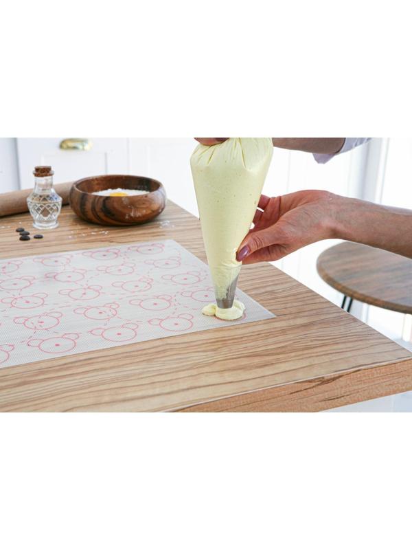 Силиконовый коврик армированный «Макарон.Ушки», 42×29,5 см