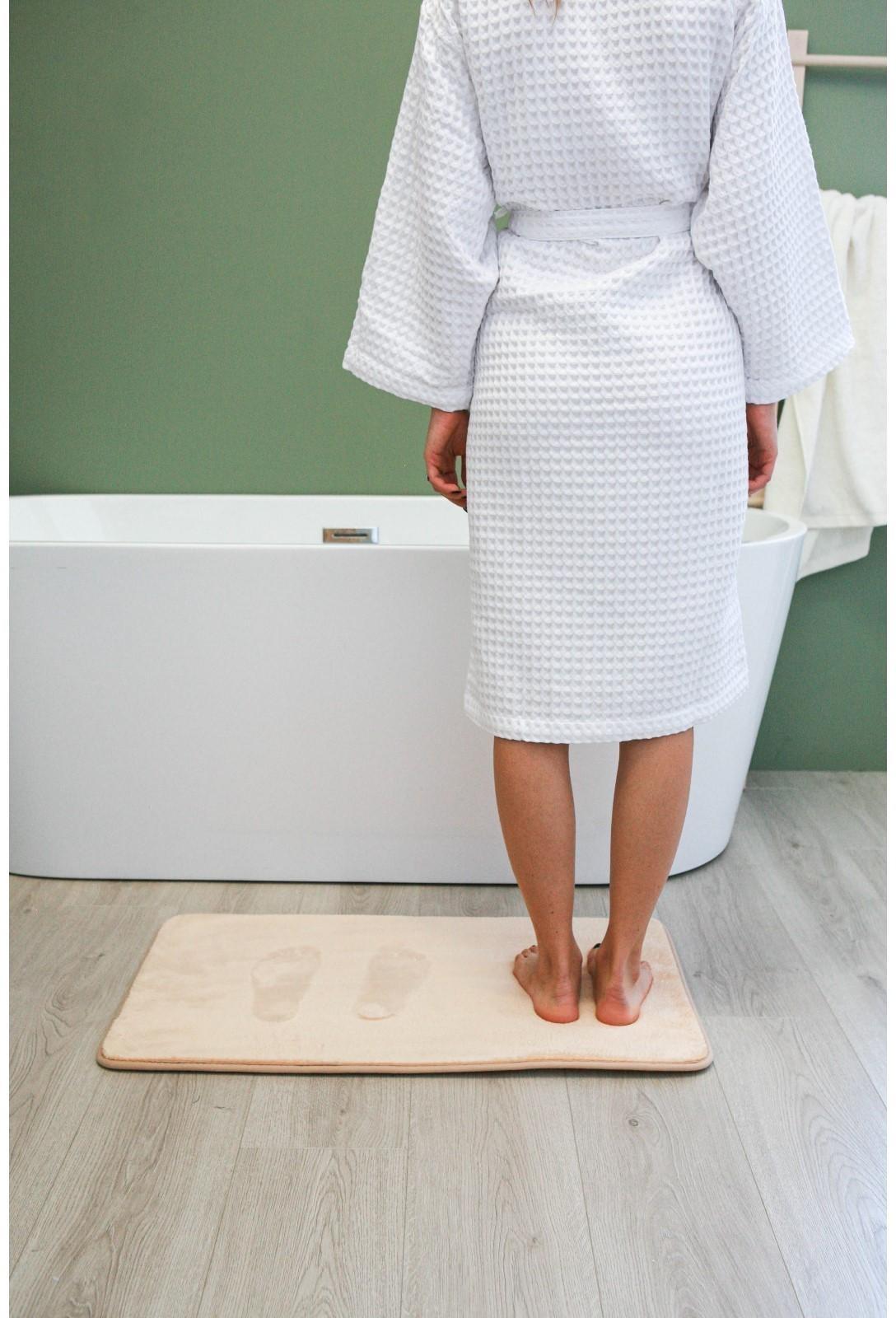 Коврик для ванной с эффектом памяти SAVANNA Memory foam, 50×80 см, цвет бежевый