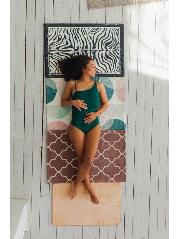 Коврик для ванной с эффектом памяти SAVANNA Memory foam, 50×80 см, цвет бежевый