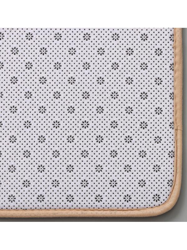 Коврик для ванной с эффектом памяти SAVANNA Memory foam, 50×80 см, цвет бежевый