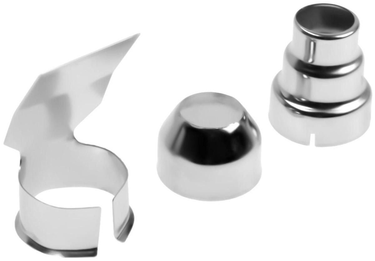 Фен технический DEKO HG2200W, 2200 Вт, 300/500 л/мин, 350/600 °С, 3 насадки