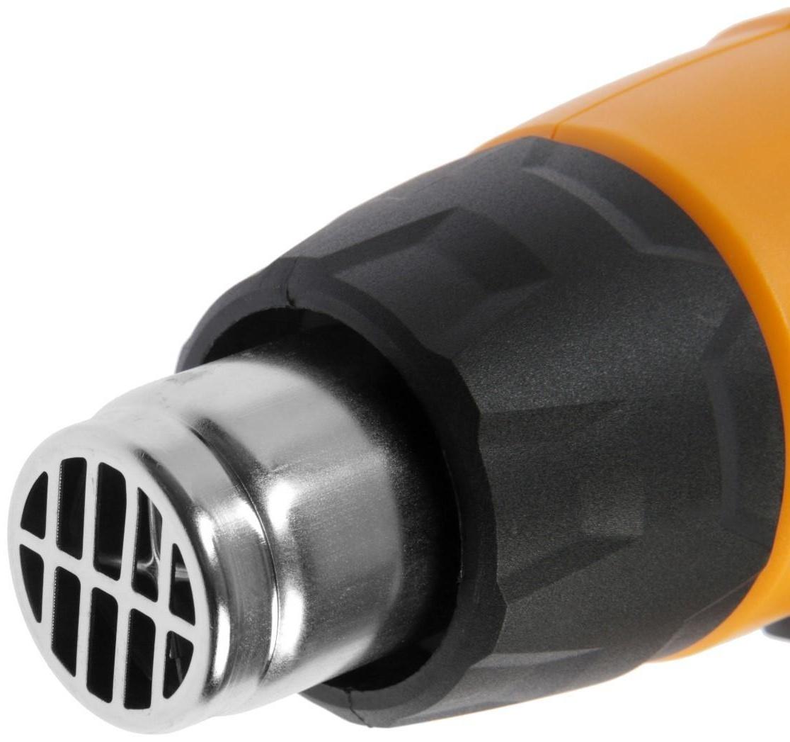 Фен технический DEKO HG2200W, 2200 Вт, 300/500 л/мин, 350/600 °С, 3 насадки