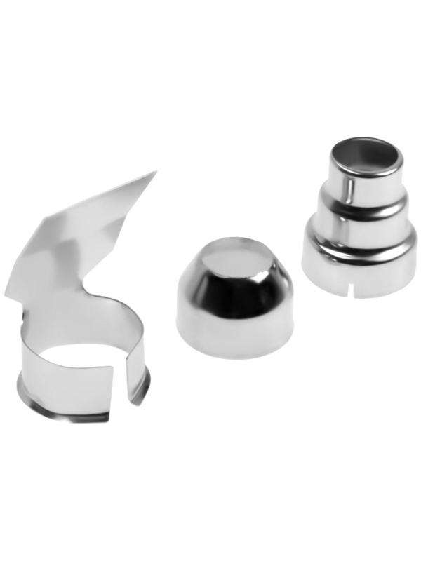 Фен технический DEKO HG2200W, 2200 Вт, 300/500 л/мин, 350/600 °С, 3 насадки