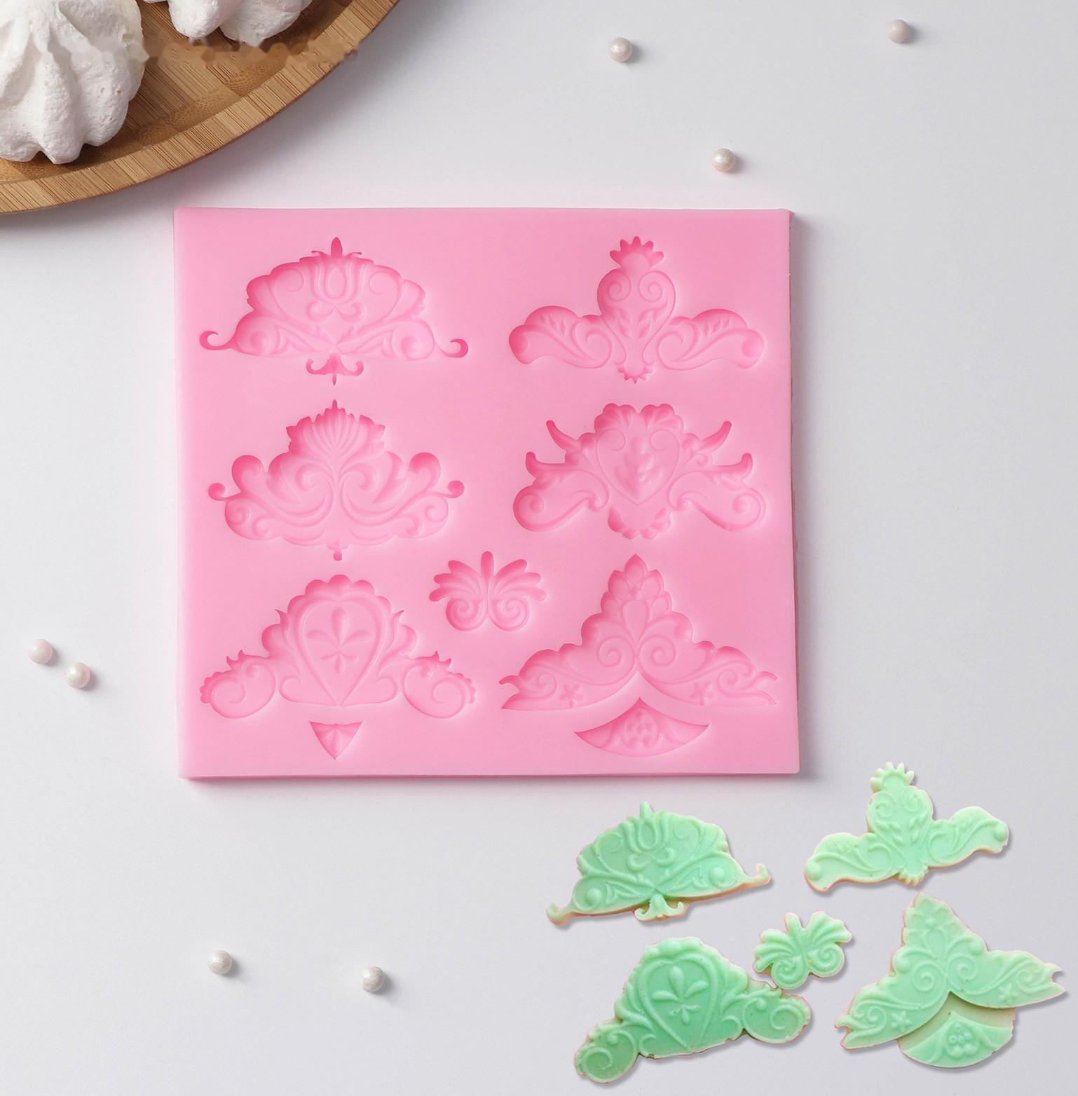 Молд «Валери», 13,6×12,6×0,8 см, цвет МИКС