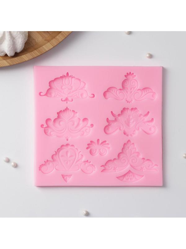 Молд «Валери», 13,6×12,6×0,8 см, цвет МИКС