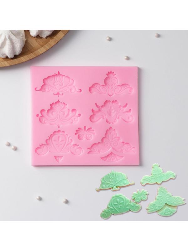 Молд «Валери», 13,6×12,6×0,8 см, цвет МИКС