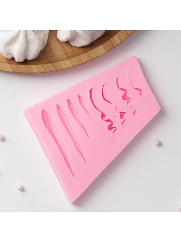 Молд «Пряди», 10,5×8,5×1,2 см, цвет МИКС