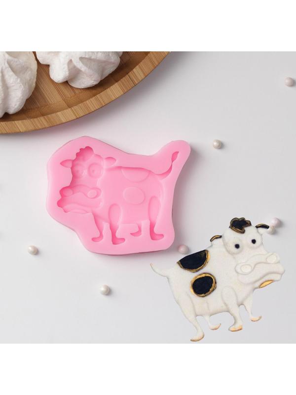 Молд «Коровушка», 8×6×1 см, цвет МИКС