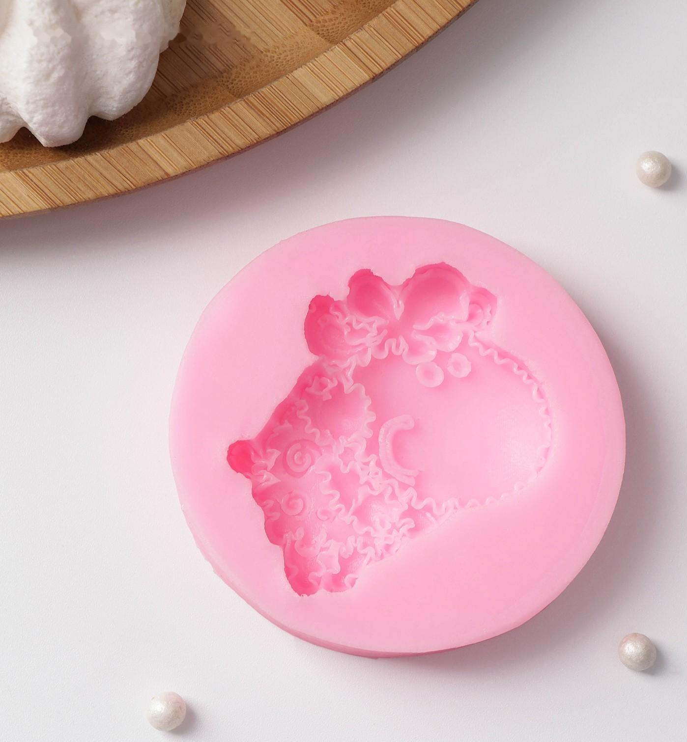 Молд «Долли», 6,2×6,2×1,1 см, цвет МИКС