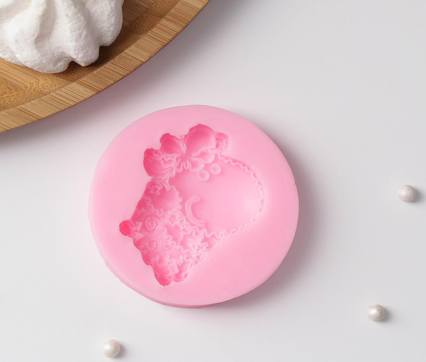 Молд «Долли», 6,2×6,2×1,1 см, цвет МИКС