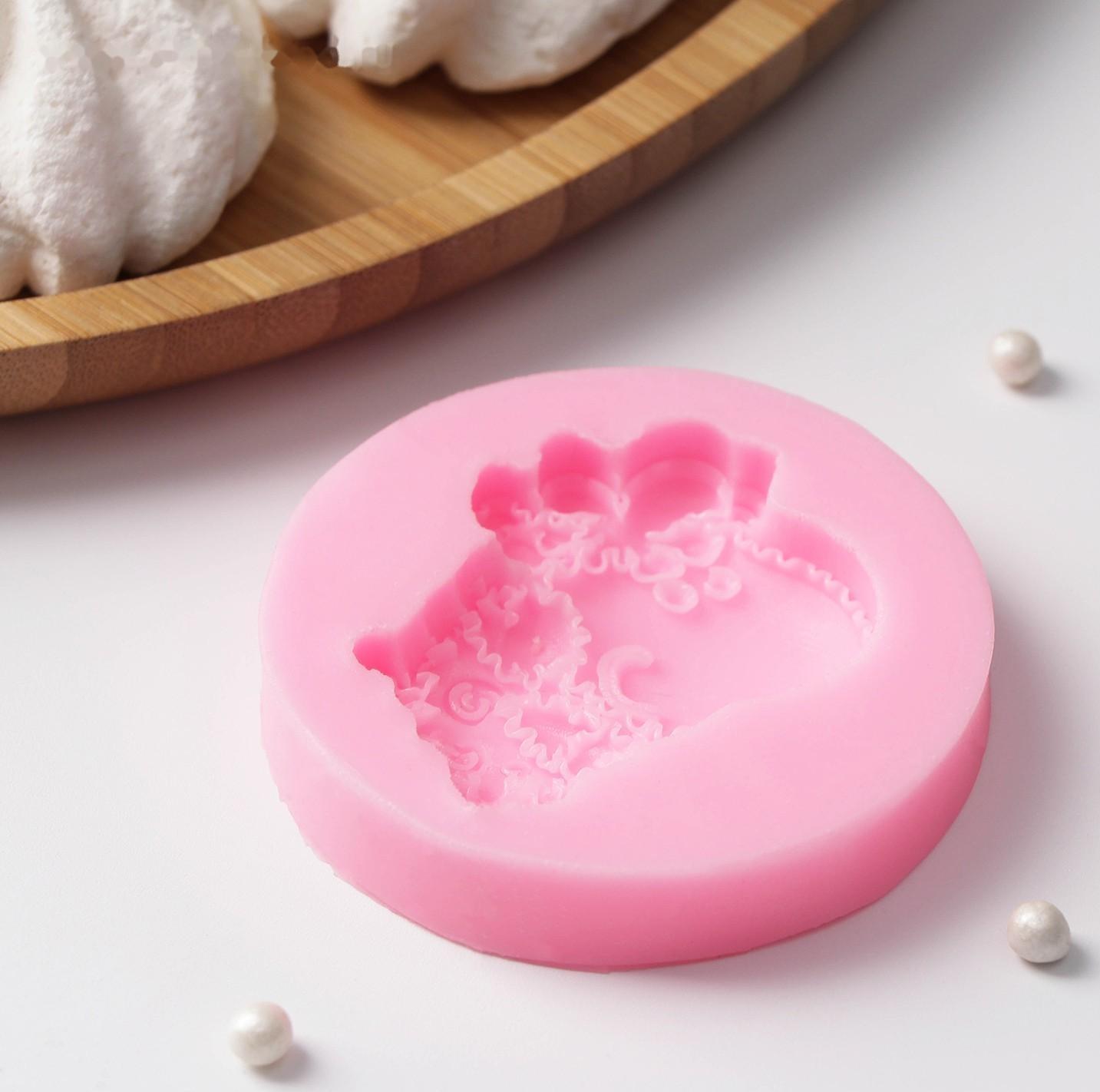 Молд «Долли», 6,2×6,2×1,1 см, цвет МИКС