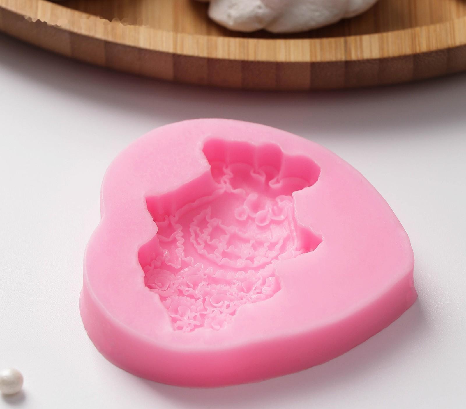 Молд «Куколка», 6,5×6,8×1,3 см, цвет МИКС