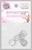 Набор для бретелей металлический: крючки, кольца, регуляторы, 10 мм, цвет серебряный