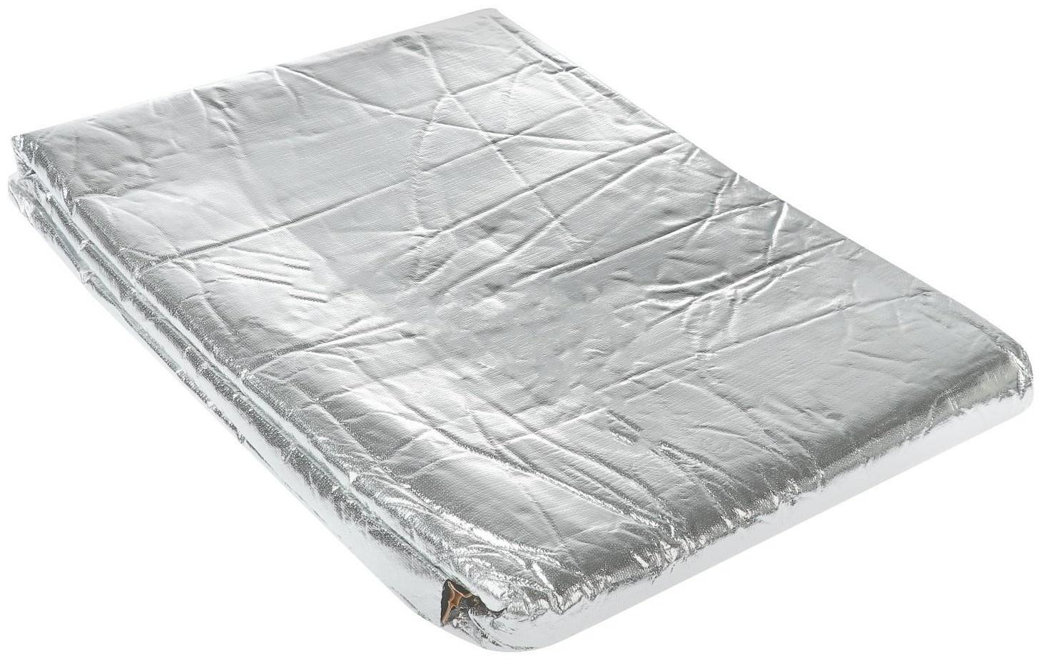 Утеплитель капота, 140×100 см, плотное, фольгированное, самоклеящийся