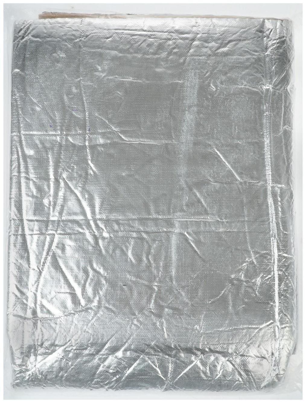 Утеплитель капота, 140×100 см, плотное, фольгированное, самоклеящийся