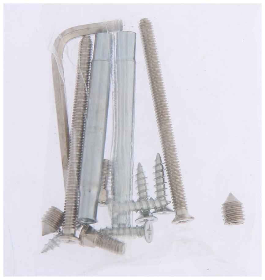 Ручка дверная DF 26, квадрат 150, цвет хром, матовый хром 2638819