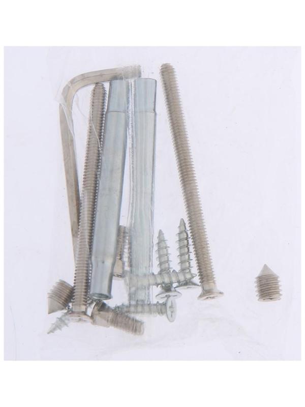 Ручка дверная DF 26, квадрат 150, цвет хром, матовый хром 2638819