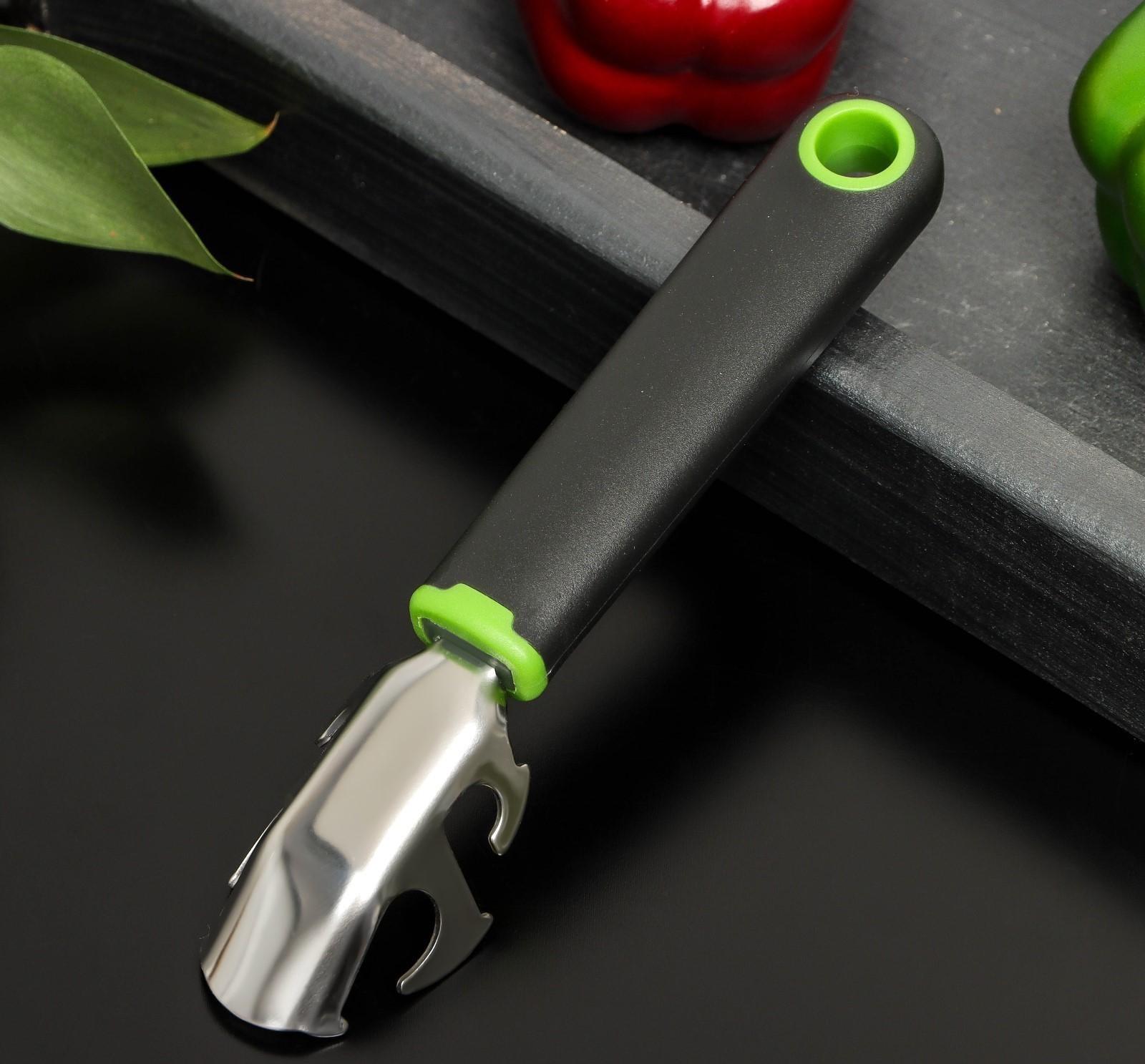 Держатель для сковороды Доляна Lime, 18×4×3 см, цвет чёрный