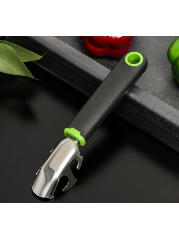 Держатель для сковороды Доляна Lime, 18×4×3 см, цвет чёрный