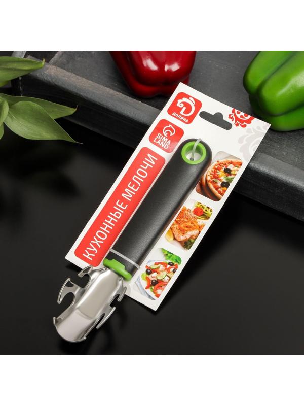 Держатель для сковороды Доляна Lime, 18×4×3 см, цвет чёрный