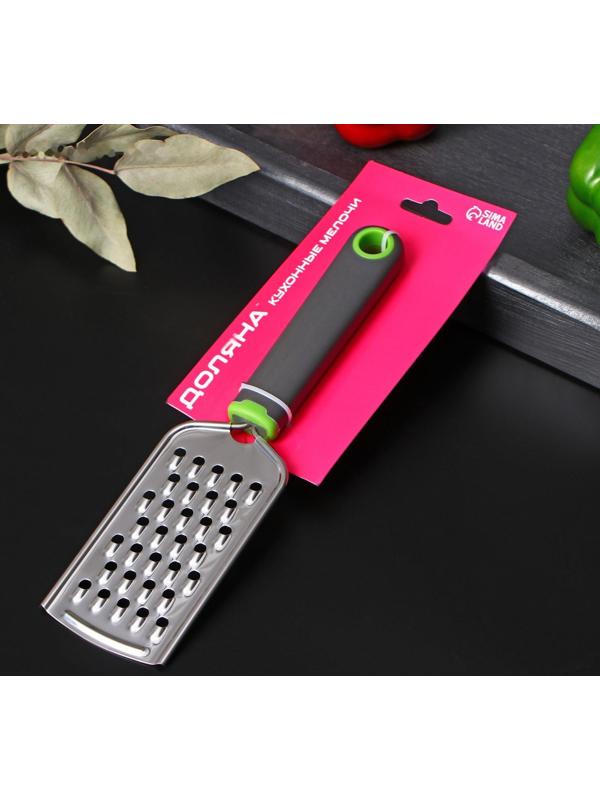 Тёрка крупная Доляна Lime, 22,8 см, цвет МИКС
