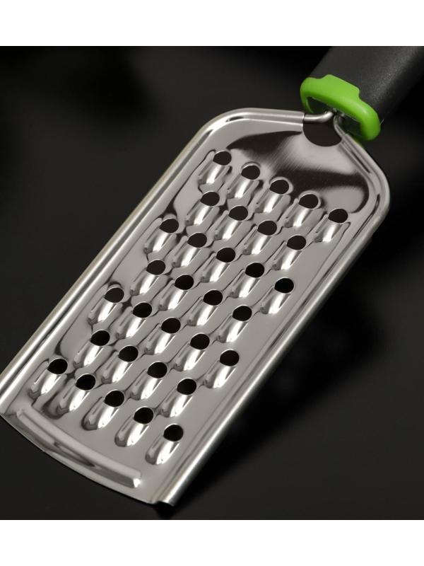 Тёрка крупная Доляна Lime, 22,8 см, цвет МИКС
