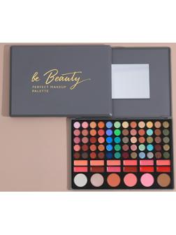 Be Beauty, палетка для макияжа: тени для век, блески для губ, средства для контуринга