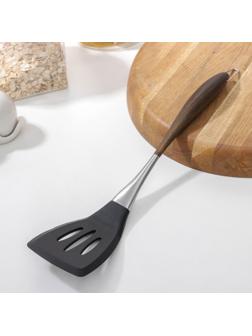 Лопатка с прорезями Brownie, нержавеющая сталь, TPR