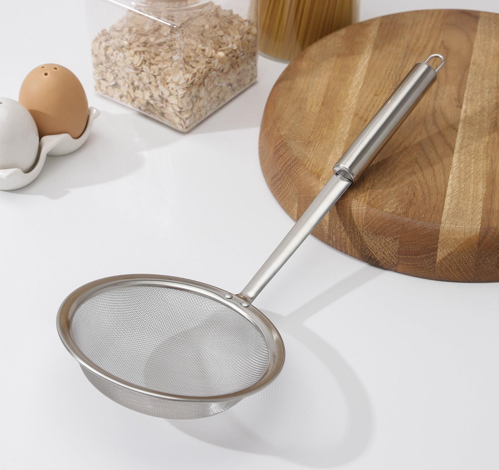 Сито Magistro Steel, для снятия пены, 36,5×14 см