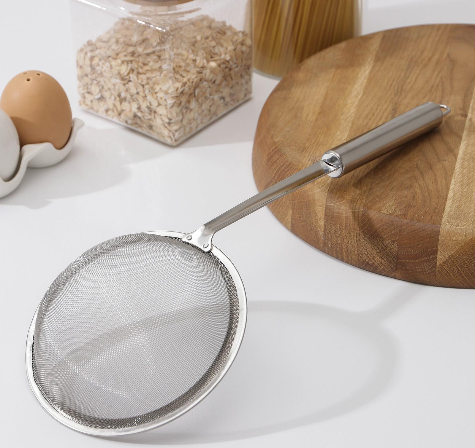 Сито Magistro Steel, для снятия пены, 36,5×14 см