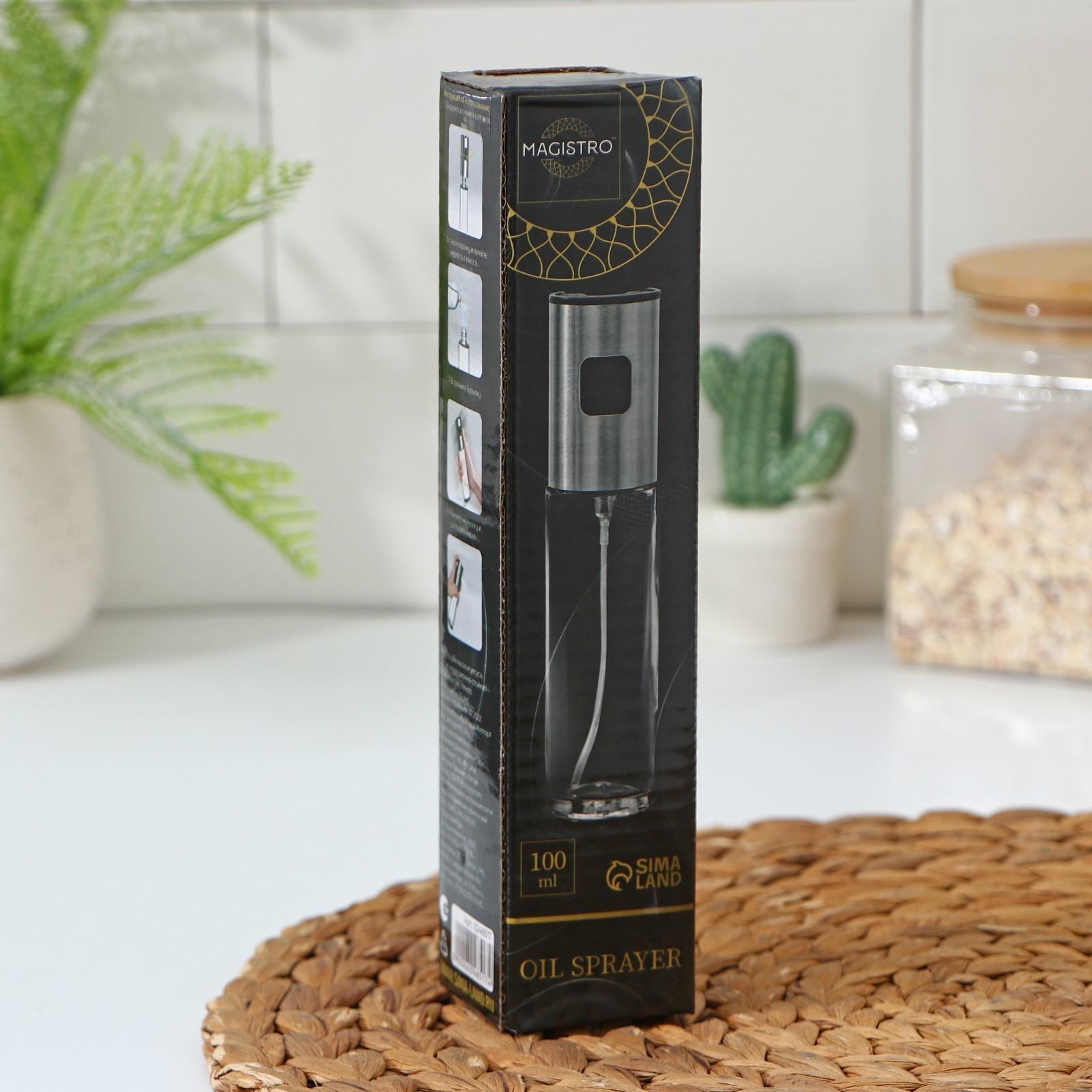 Распылитель для масла и уксуса Steel, 100 мл