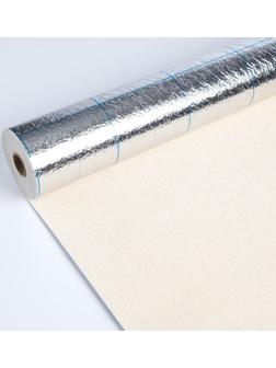 Панель ПВХ самоклеящаяся в рулоне бежевая, 2,8м, 50см, толщ2мм