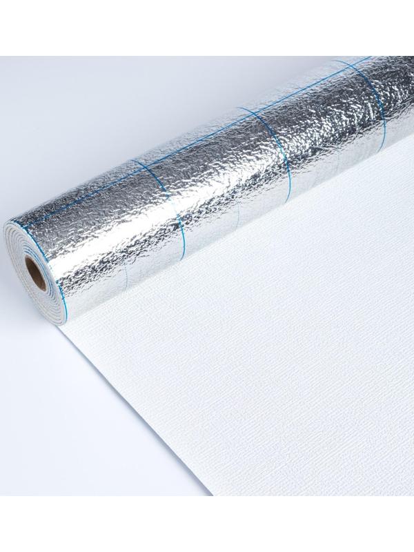 Панель ПВХ самоклеящаяся в рулоне белая, 2,8м, 50см, толщ2мм