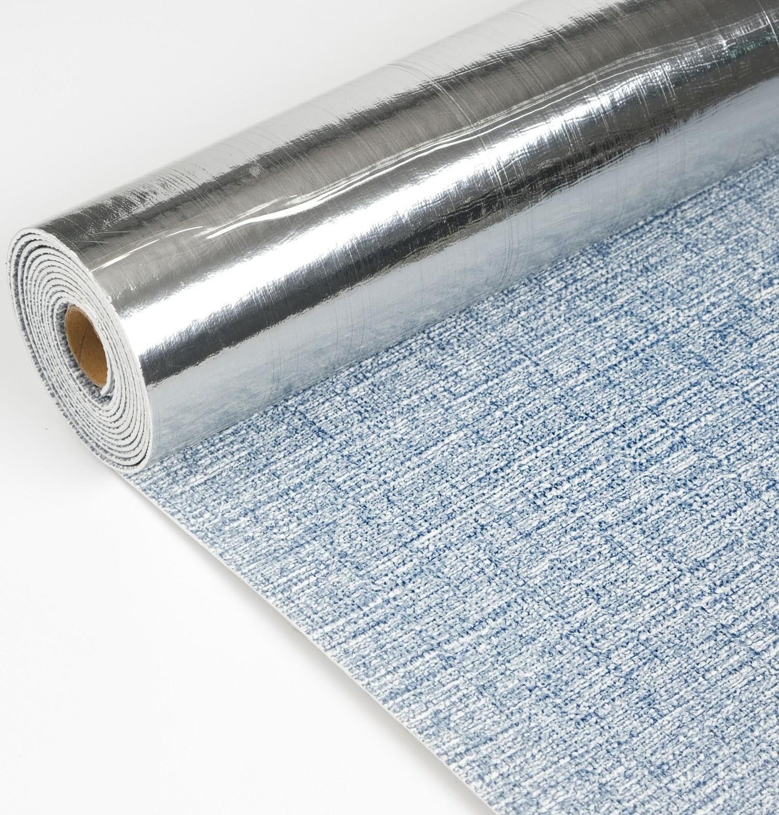 Панель ПВХ самоклеящаяся в рулоне темно-синий, 2,8м, 50см, толщ2мм