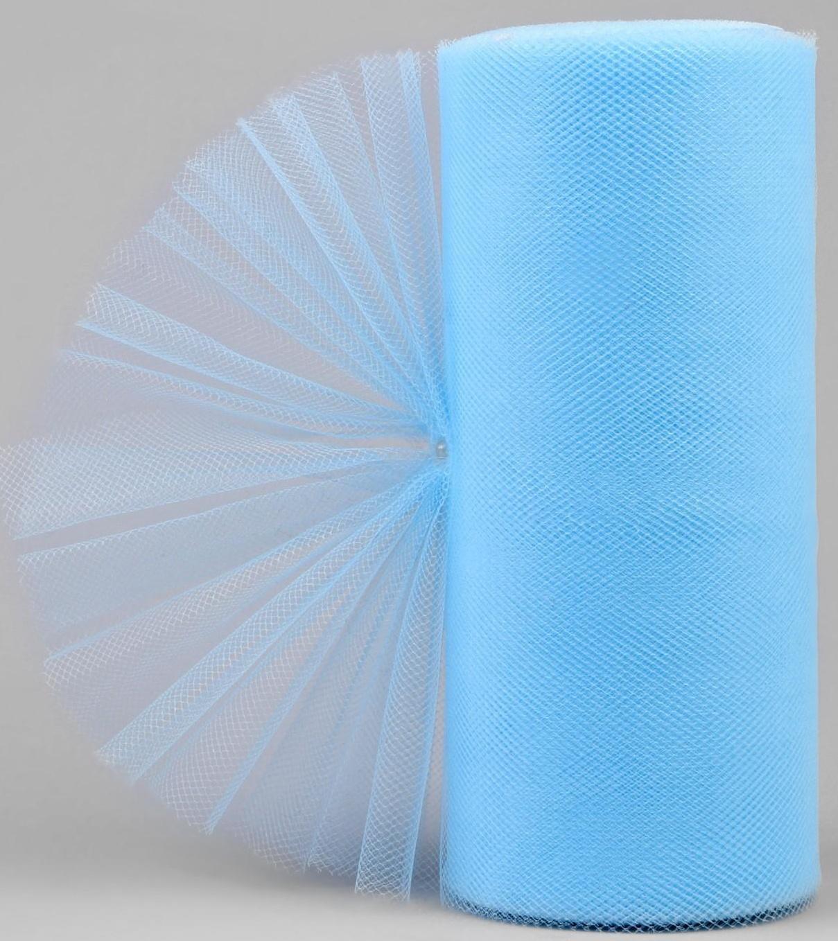 Фатин, 15 см, 11 ± 1 г/кв.м, 23 ± 1 м, цвет светло-голубой №32