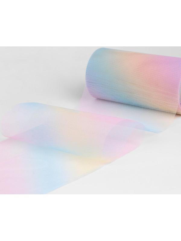 Фатин «Радуга», 15 см, 11 ± 1 г/кв.м, 23 ± 1 м, цвет разноцветный