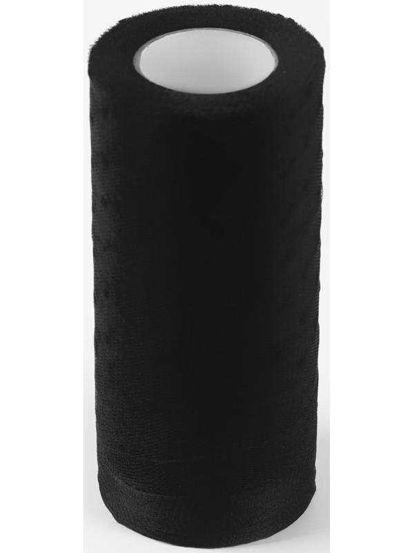 Фатин «Горох», 15 см, 11 ± 1 г/кв.м, 23 ± 1 м, цвет чёрный №21