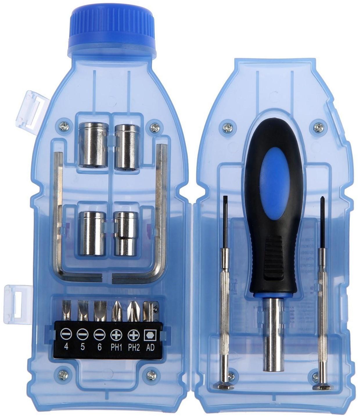 Набор инструментов ТУНДРА, подарочный пластиковый кейс 