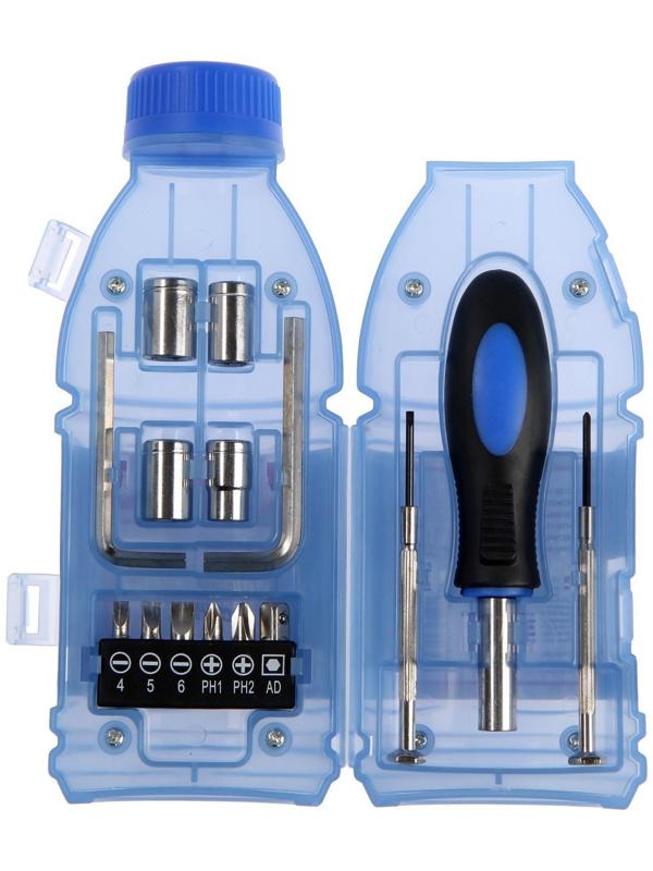 Набор инструментов ТУНДРА, подарочный пластиковый кейс 